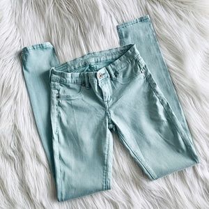 Blank NYC Sea Foam Green Skinny Jeans